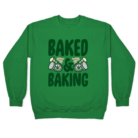 Baked & Baking White Print Pullover