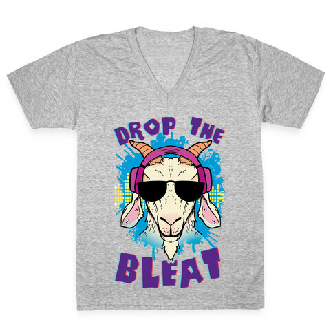 Drop The Bleat V-Neck Tee Shirt