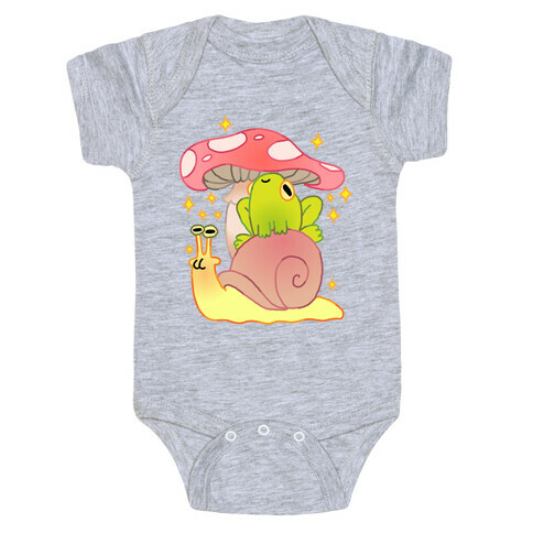Cute Snail & Frog Baby One-Piece