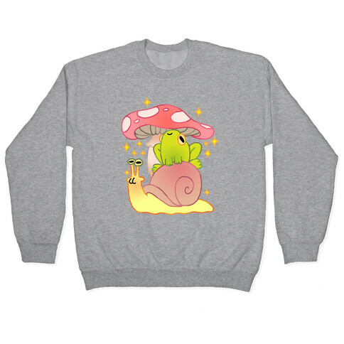 Cute Snail & Frog Pullover