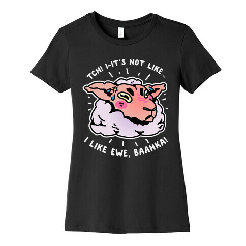 Tsundere Sheep Womens T-Shirt