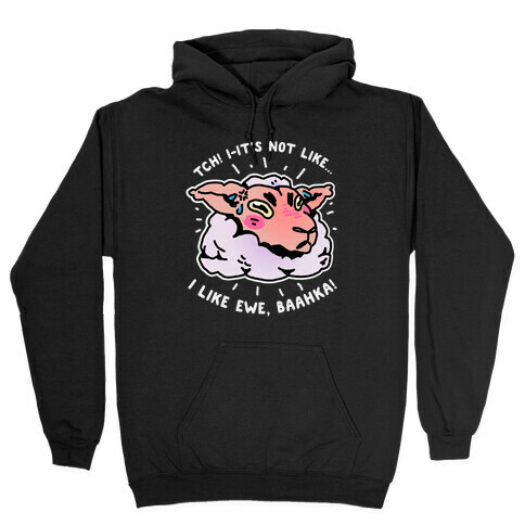 Tsundere Sheep Hooded Sweatshirt