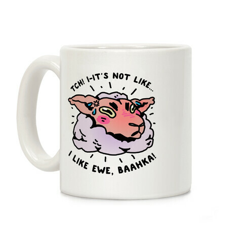 Tsundere Sheep Coffee Mug