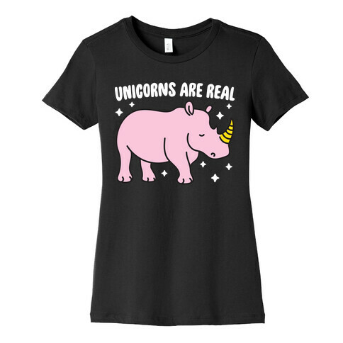 Unicorns Are Real Womens T-Shirt
