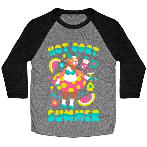 Hot Goat Summer Baseball Tee