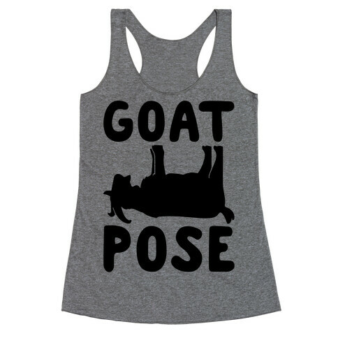 Goat Pose Racerback Tank Top