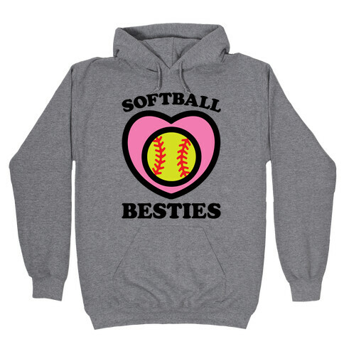 Softball Besties Hooded Sweatshirt