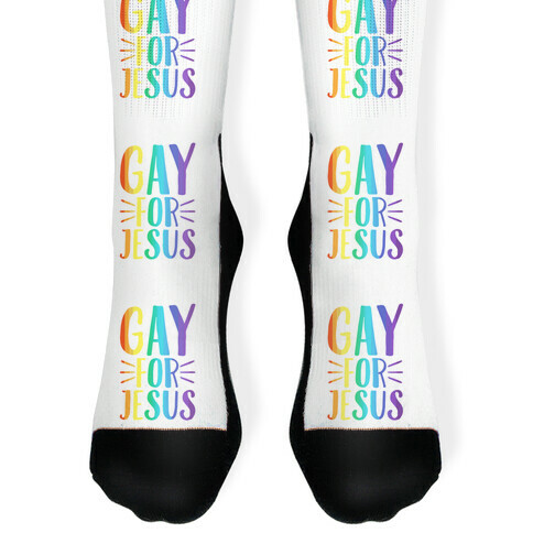 Gay For Jesus  Sock
