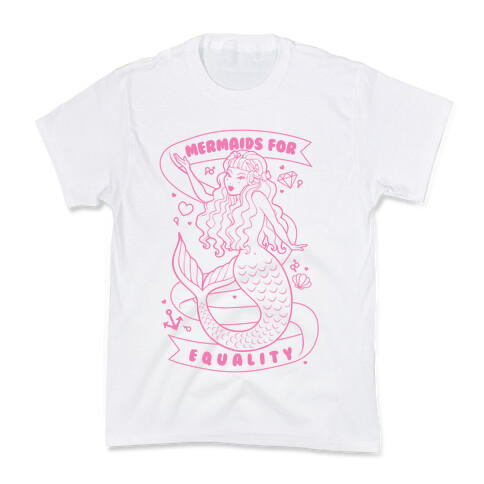 Mermaids For Equality Kids T-Shirt