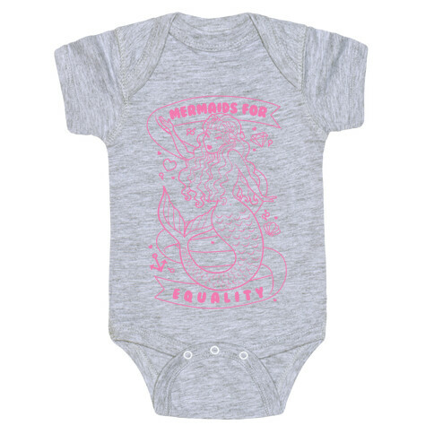 Mermaids For Equality Baby One-Piece