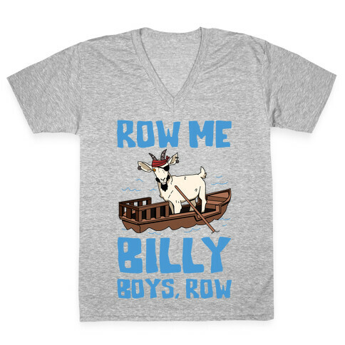 Row Me Billy Boys, Row V-Neck Tee Shirt