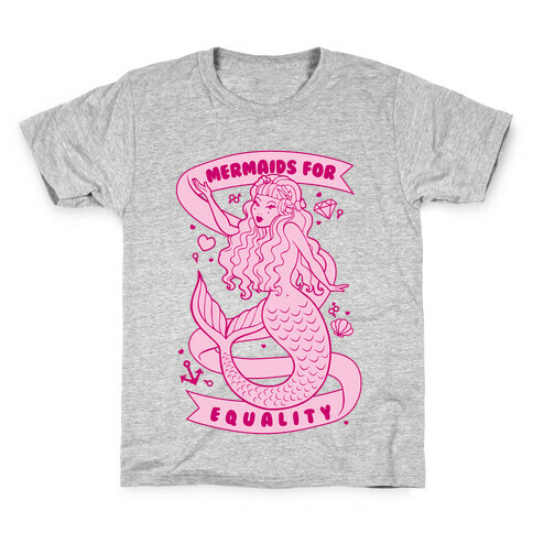 Mermaids For Equality Kids T-Shirt