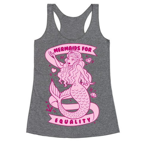 Mermaids For Equality Racerback Tank Top