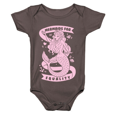 Mermaids For Equality Baby One-Piece