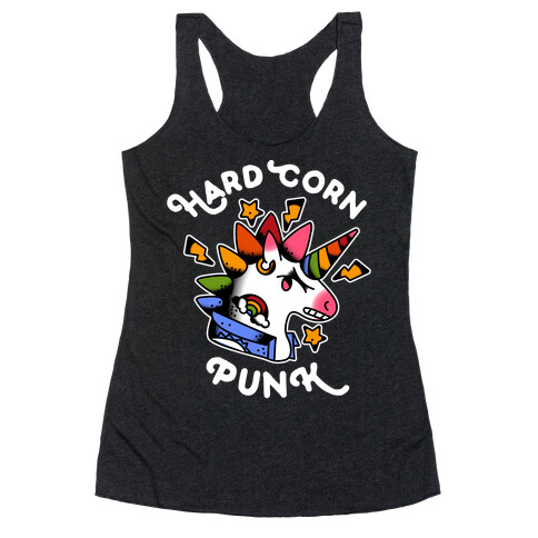 Hard Corn Punk Racerback Tank Top