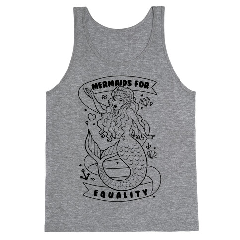 Mermaids For Equality Tank Top