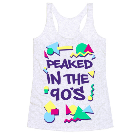 Peaked in the 90's Racerback Tank Top