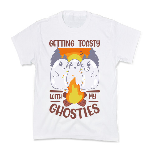 Getting Toasty With My Ghosties  Kids T-Shirt