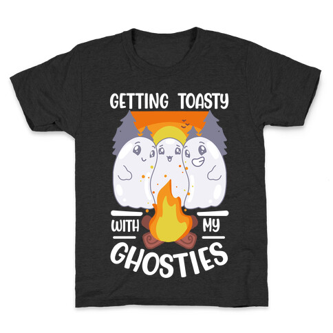 Getting Toasty With My Ghosties  Kids T-Shirt