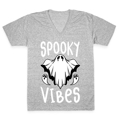 Spooky Vibes V-Neck Tee Shirt