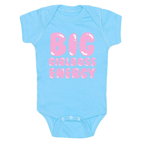 Big Girlboss Energy (Light Pink) Baby One-Piece