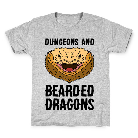 Dungeons And Bearded Dragons Kids T-Shirt