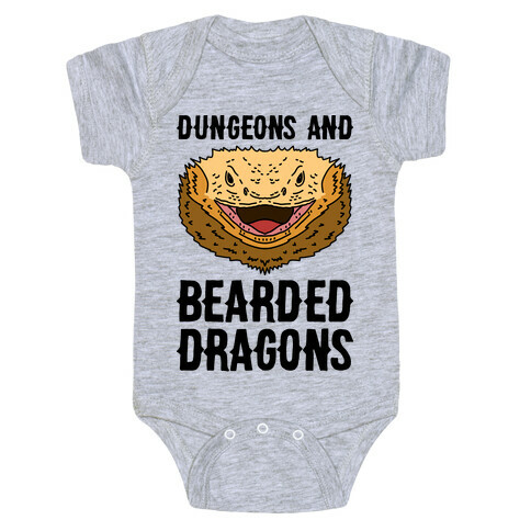 Dungeons And Bearded Dragons Baby One-Piece