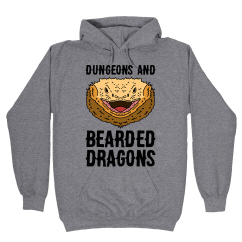 Dungeons And Bearded Dragons Hooded Sweatshirt