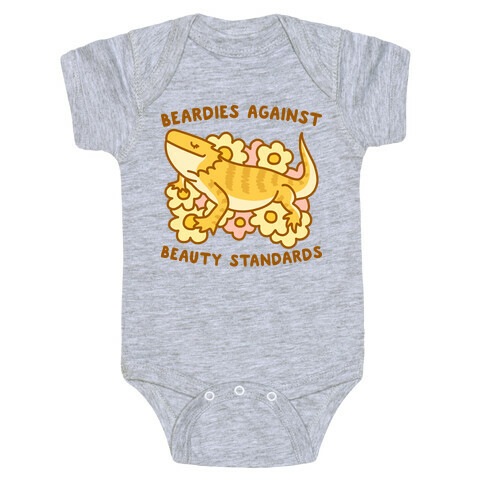 Beardies Against Beauty Standards Baby One-Piece