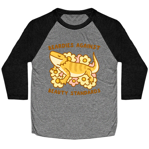 Beardies Against Beauty Standards Baseball Tee