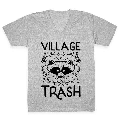 Village Trash V-Neck Tee Shirt