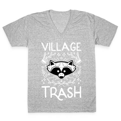 Village Trash V-Neck Tee Shirt