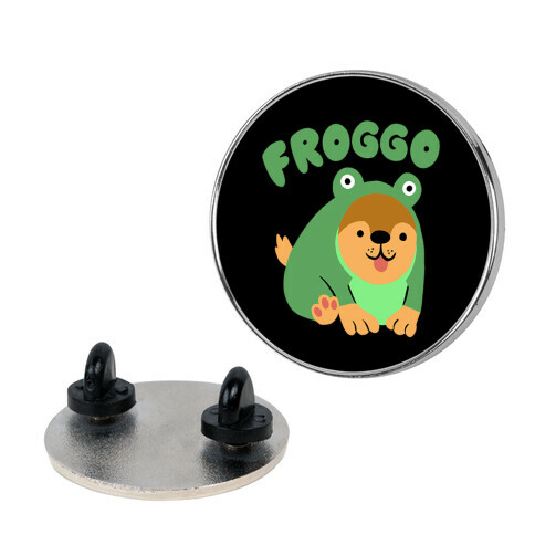 Froggo Doggo Frog Pin