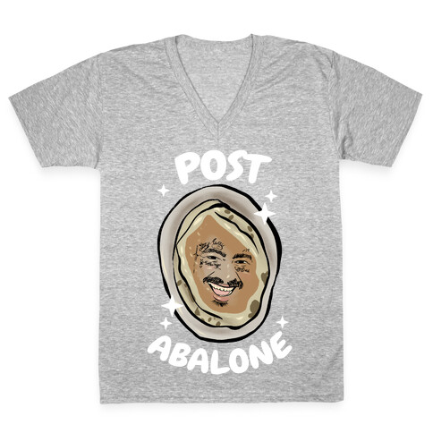 Post Abalone V-Neck Tee Shirt