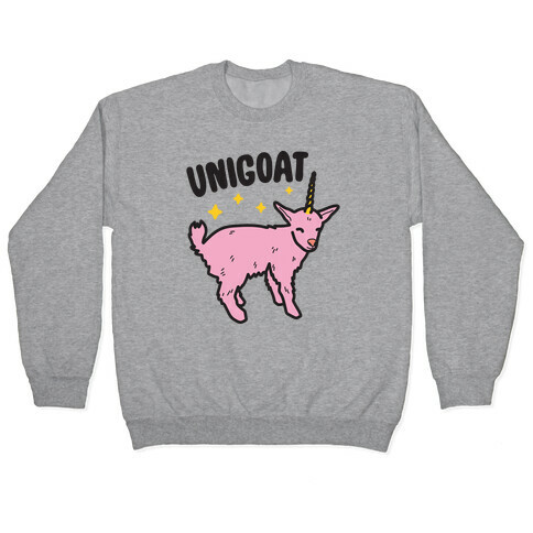 Unigoat Goat Unicorn Pullover