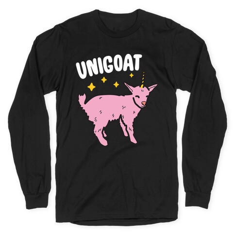 Unigoat Goat Unicorn Long Sleeve T-Shirt