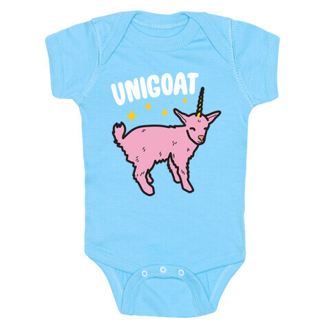 Unigoat Goat Unicorn Baby One-Piece