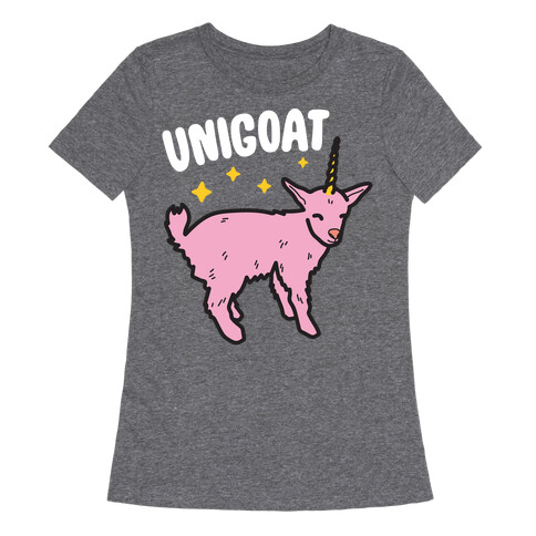 Unigoat Goat Unicorn Womens T-Shirt
