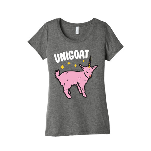 Unigoat Goat Unicorn Womens T-Shirt