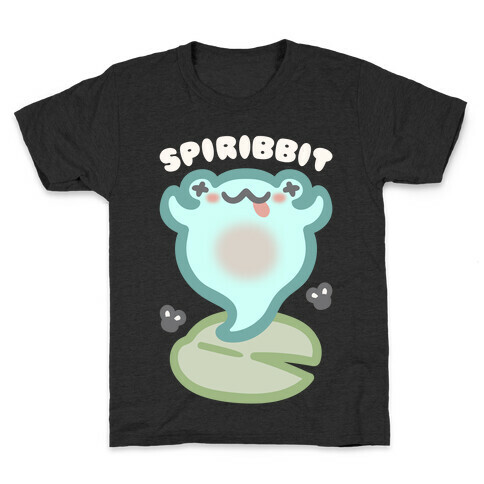 Spiribbit Ghost Frog Parody White Print Kids T-Shirt
