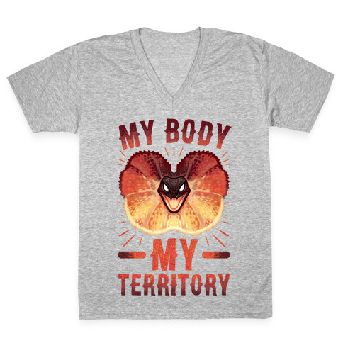 MY Body, MY Territory V-Neck Tee Shirt