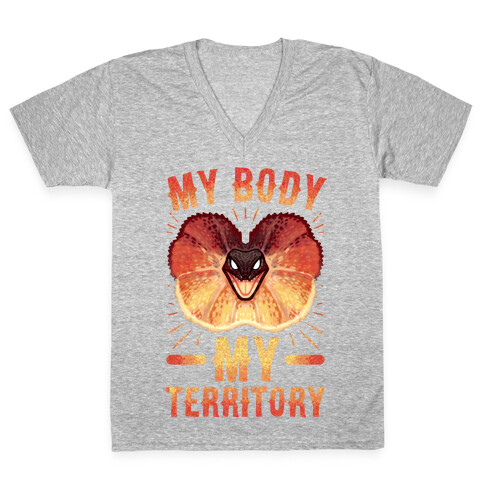 MY Body, MY Territory V-Neck Tee Shirt