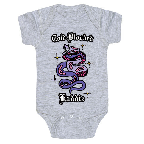 Cold-Blooded Baddie (Snake) Baby One-Piece