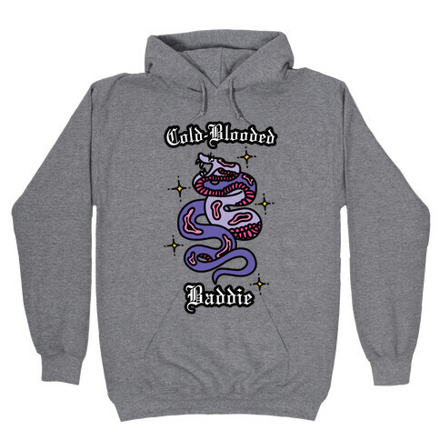 Cold-Blooded Baddie (Snake) Hooded Sweatshirt
