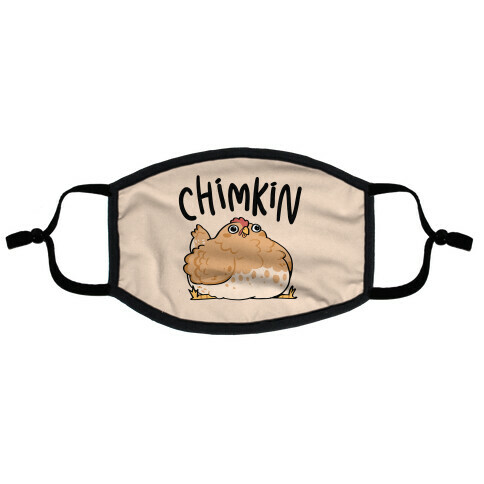 Chimkin Derpy Chicken Flat Face Mask