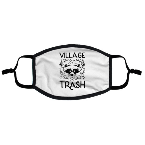 Village Trash Flat Face Mask