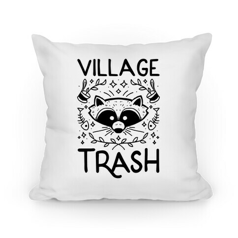 Village Trash Pillow
