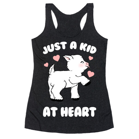 Just A Kid At Heart Racerback Tank Top