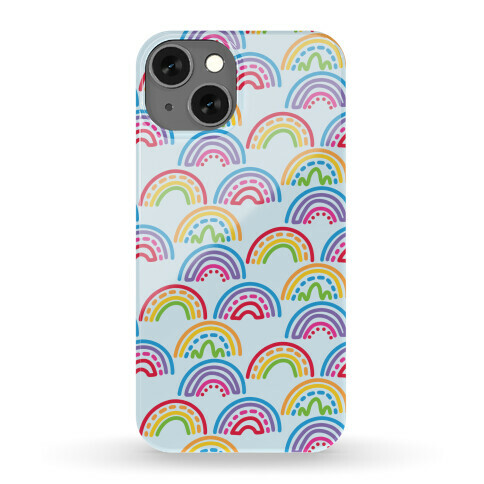 Rainbow Doodle Pattern Phone Case