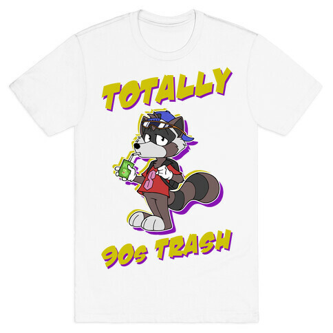 Totally 90's Trash Raccoon T-Shirt